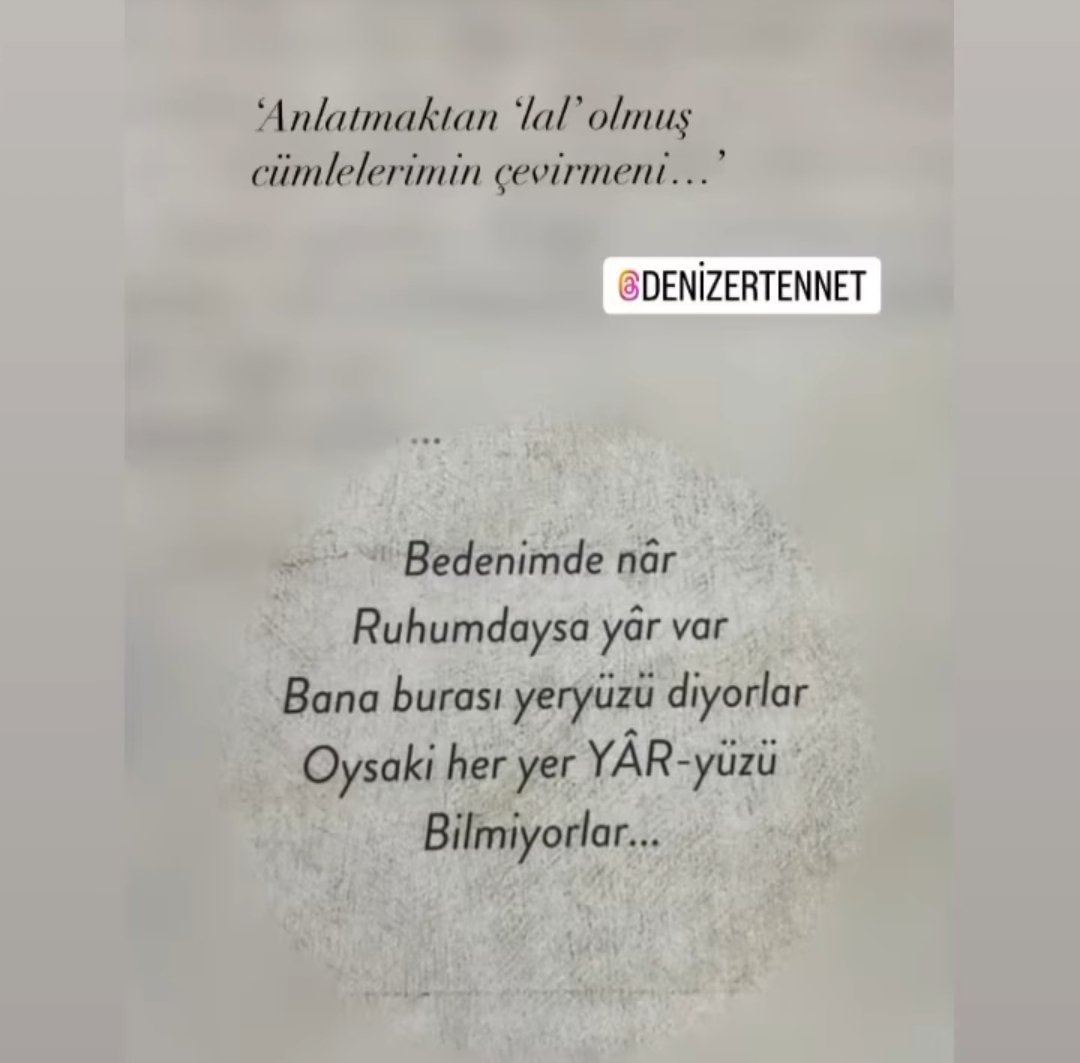 Mevlam neyler, 
Neylerse güzel eyler!"