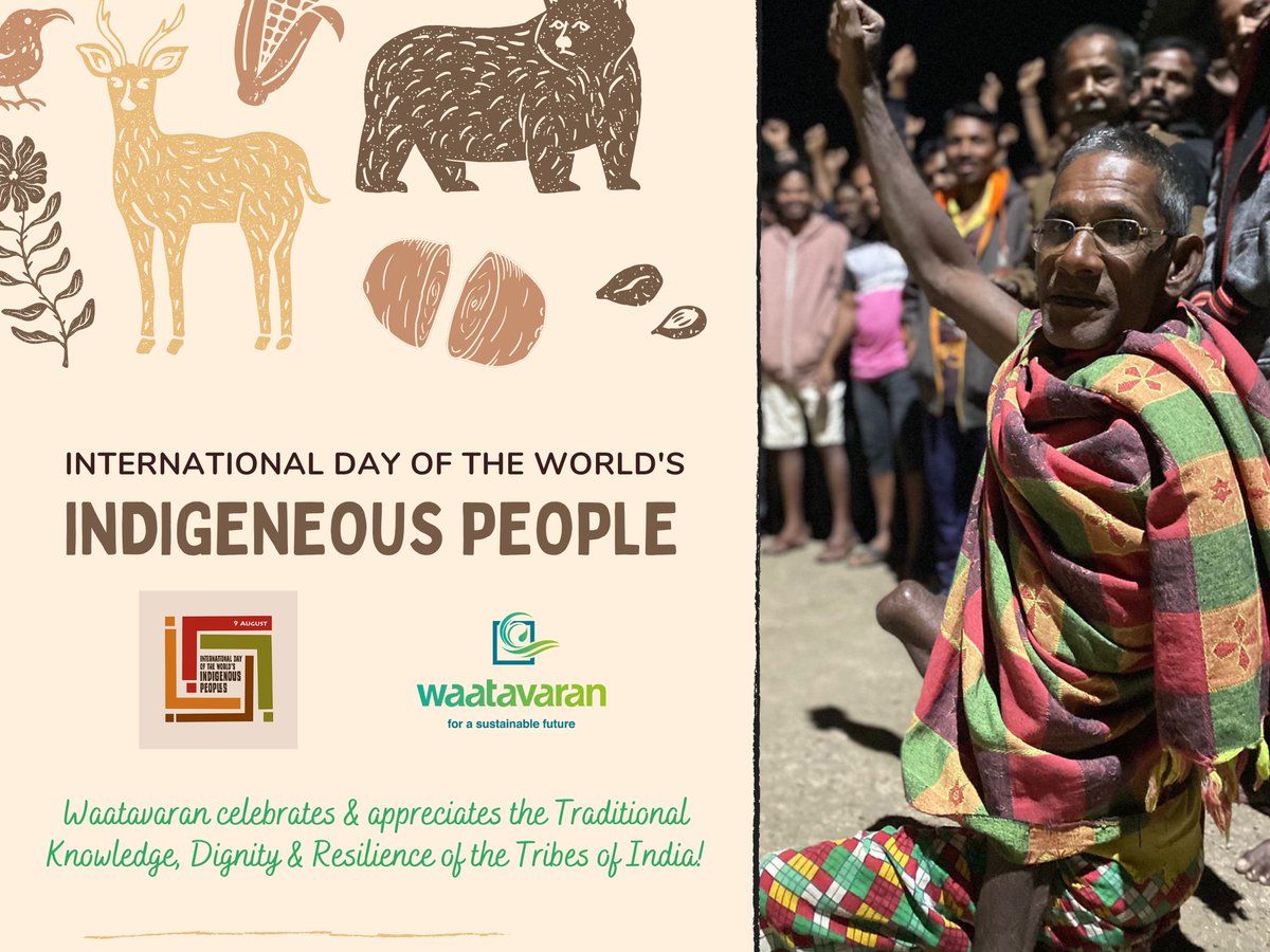 waatavaran's tweet photo. #𝗜𝗻𝗱𝗶𝗴𝗲𝗻𝗲𝗼𝘂𝘀𝗣𝗲𝗼𝗽𝗹𝗲𝘀𝗗𝗮𝘆 #आदिवासीदिवस
The International Day of the World's Indigenous Peoples celebrates & promotes the #rights of the #indigenous #people
@TribalAffairsIn @mahatribes @CanadainIndia @thenudge_csi @MahaEnvCC @CollectorRaigad https://t.co/683DNPzHvH