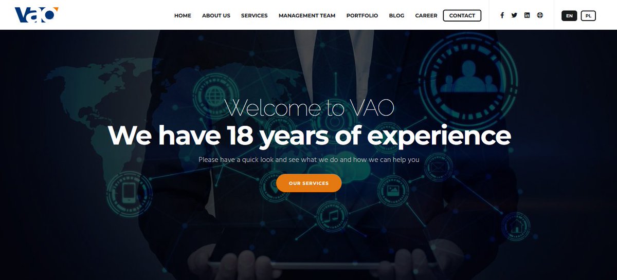 🤩We have just finished working on our new website. 
Let us know how much you like it!🥳

👉👉👉 vao.pl/en