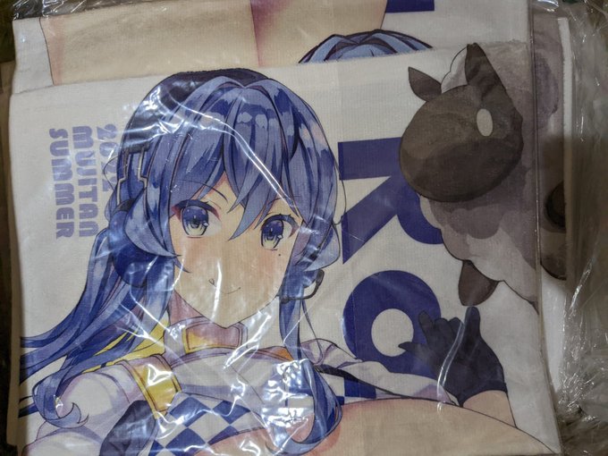 夏コミ新作のグッズフェイスタオルが到着しました!思ってたよりもでかい!! 