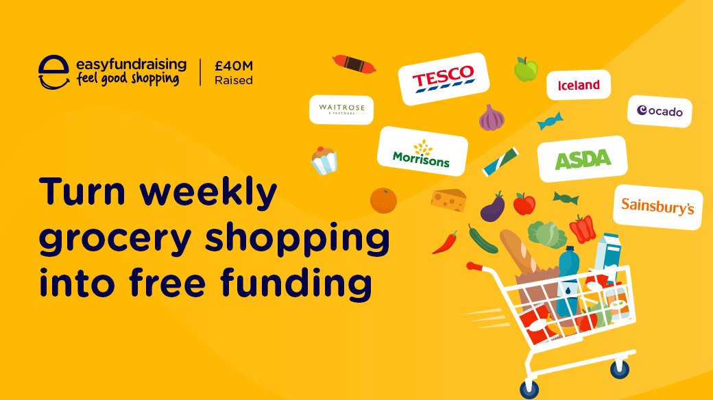 Supermarkets including ASDA, Sainsbury’s, Tesco, Morrisons, and Waitrose can provide your organisation with free, unrestricted funding. Sign up to easyfundraising, for free. efraising.org/lVExV6mFwG