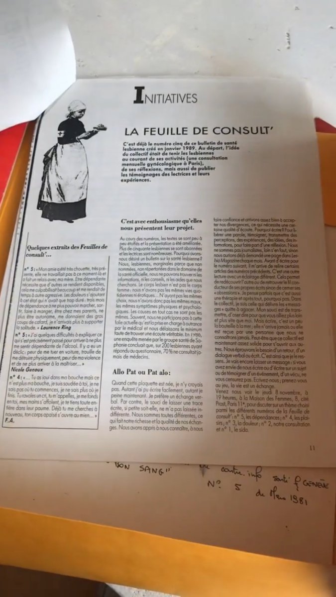 _yecd_'s tweet photo. Par exemple ici des articles présentant les activités du « Groupe Santé Lesbienne » actif a Paris entre 1984-1998 https://t.co/Oh3vbJtkBg