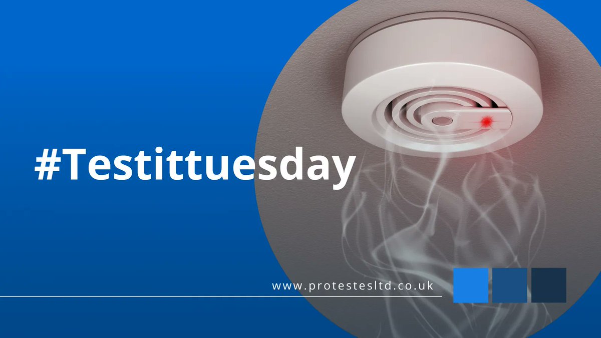 🚨 #TestitTuesday 🚨 

Working smoke and fire alarms save lives. 

Having a working smoke alarm could save your life - so take a second to press that button, until you hear the beep 🔊 

#SmokeAlarmsSaveLives