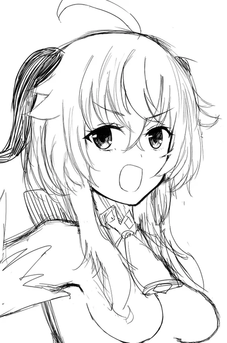 戦闘中は苛烈な一面を見せてくれる甘雨ちゃん 