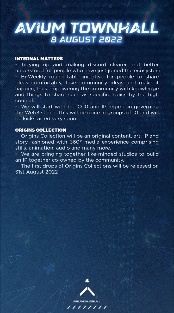 We had our first town hall meeting yesterday with The Founders' Pass holders.

Everyone is excited to work together on this ten years journey. 

Well, our holders seem to have some ALPHA from this Town Hall.
IYKYK, NFA, DYOR 😉

For /\ For All.