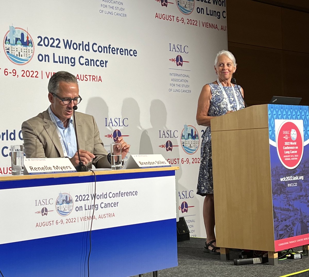 Insights from a patient advocate on the top #WCLC22 highlights of the day is an important part of the daily press briefings. Here, <a href="/dustywater/">Dusty Joy Donaldson</a> provides engaging perspectives on the data presented.