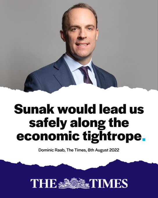 'If we make the right choices this autumn, our Conservative government can show, once again, that we have what it takes to lead the country through difficult times to a better future.' Read @DominicRaab on why he's backing our plans for the economy. thetimes.co.uk/article/domini…