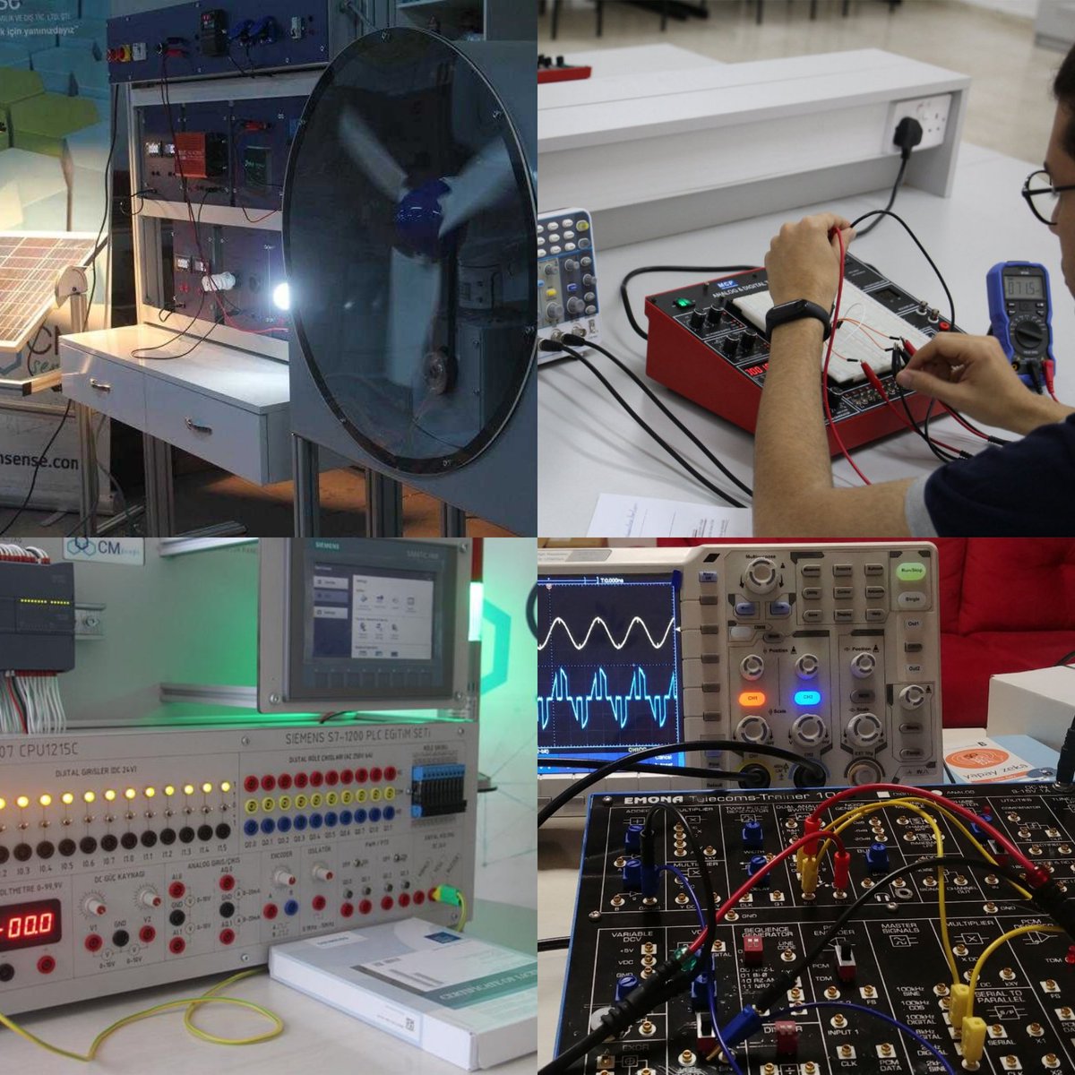 #öğrenci #laboratuvar #deney setleri #elektrik #elektronik #yüksekgerilim   #haberleşme #hidroelectrica  #yeşilenerji #rüzgar #gunes #siemens #plc