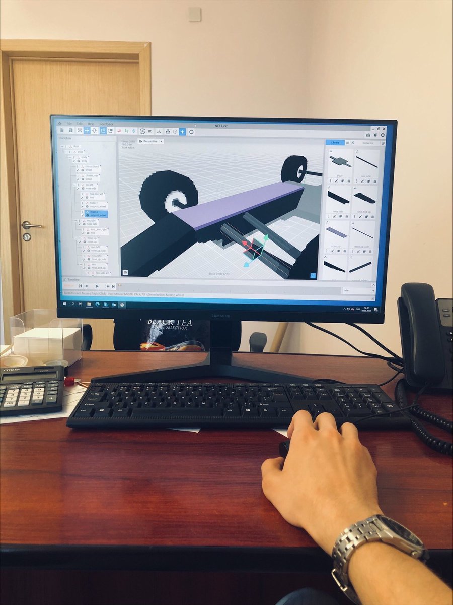 NF1t_org's tweet photo. 🏎ANOTHER BACKSTAGE🏎

Our CEO @100ReAlter decided to hang out in @VoxEdit and make voxel samples of #NFT bolids🏎🛠

Also we decided to add in our roadmap some rewards for #NF1T holders, which you can get later in @TheSandboxGame 🎁🏁 https://t.co/quUwQlA2pN