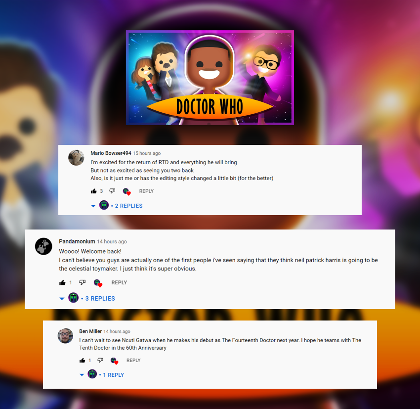 DWAdventuresYT's tweet photo. We've really missed reading all your comments! ๐ Thank you for the kind words on our comeback and it's great to hear what you think of RTD2!!! โฅ๏ธโฅ๏ธโ๐ฆ#CommunityComments https://t.co/JWFqHyzJ53