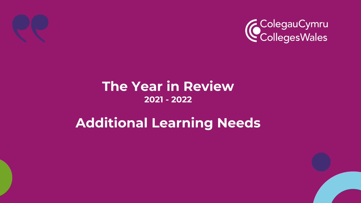 ColegauCymru's tweet image. Today we're looking at some of the great work that ColegauCymru has delivered and supported this year for #additionallearningneeds.

👇 colleges.wales/en/blog/post/r…

@denhamcs @Jeremy_Miles #aln #furthereducation #yearinreview