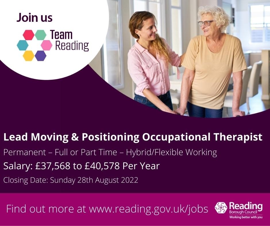 We are looking for an OT with an interest in moving and positioning to be part of our Quality Assurance Service. 

Your role will be to lead on the development, implementation, and evaluation of personalised moving and handling initiatives.

To apply: rdguk.info/WE5hY