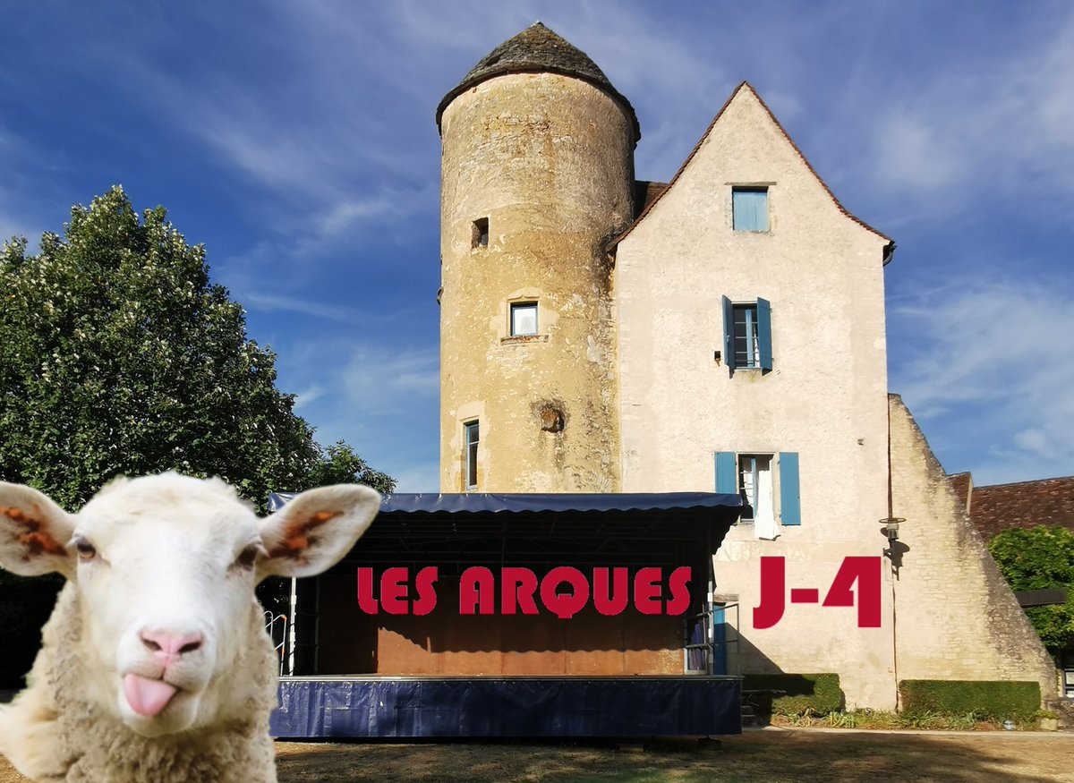 PatrickFavrel's tweet photo. #LesArques animations Samedi 13 août J-4 ❗️
👉 On se prépare, on se prépare sous le cagnard....😉 https://t.co/f12RZMphgk