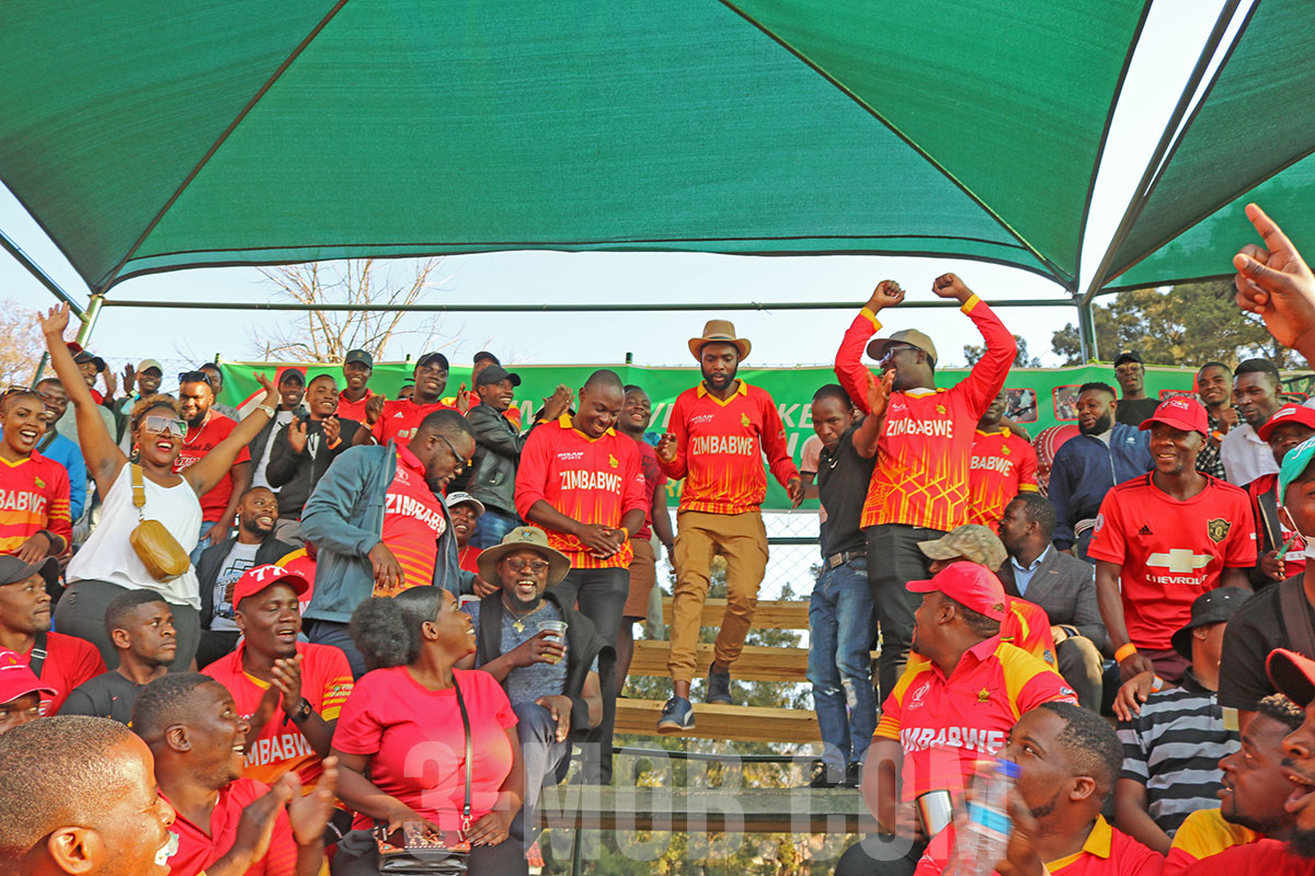 ThreeMenOnABoat's tweet photo. Ladies and Gentlemen. the @CastleCornerZW now known as the #ZCSUCorner
The vibe is correct
#ForTheFans #3mob #ZIMvBAN https://t.co/QypqsBRLdX