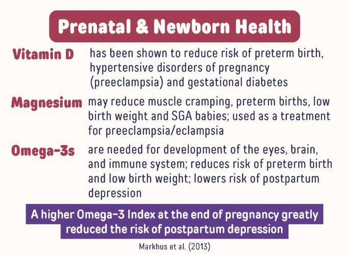 オメガ3とマグネシウムも健康な妊娠に重要以上は以下参照 