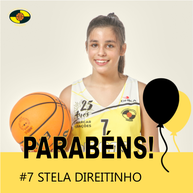 🎂 DIA DE ANIVERSARIO 🎂

Pára TUDOOOOO.
A nossa STELA das Sub-14, faz
hoje 13anos, ⛹️‍♀️🏀
💛🖤
PARABÉNS STELA🥰
Um dia MUITO FELIZ para ti.
<a href="/stela/">Stela Solar</a>.197