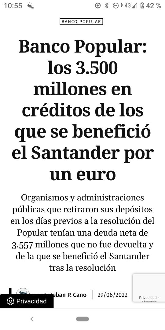 luisjav53303152's tweet photo. #RegistroTrumpArv Aquí  los políticos tapando los Robos y Estafas del #SantanderLadron y la Botina para que por el interés general siga Robándonos como pasa en #Abengoa #Sniace #Adveo #ValoresSantander #BancoPopular #EstafaBancoPopular https://t.co/owDTdEkhQJ