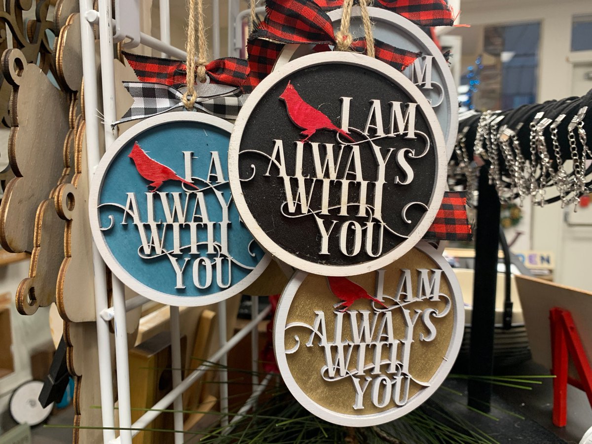 yoopertechgeek's tweet image. Excited to share the latest addition to my #etsy shop: I Am Always With You Ornament SVG File Cardinal Laser Ready Glowforge etsy.me/3JIhM6d #housewarming #christmas #cardmakingstationery #phrasesaying #svgfile #lasercutornament #ornamentsvg #religiousornament