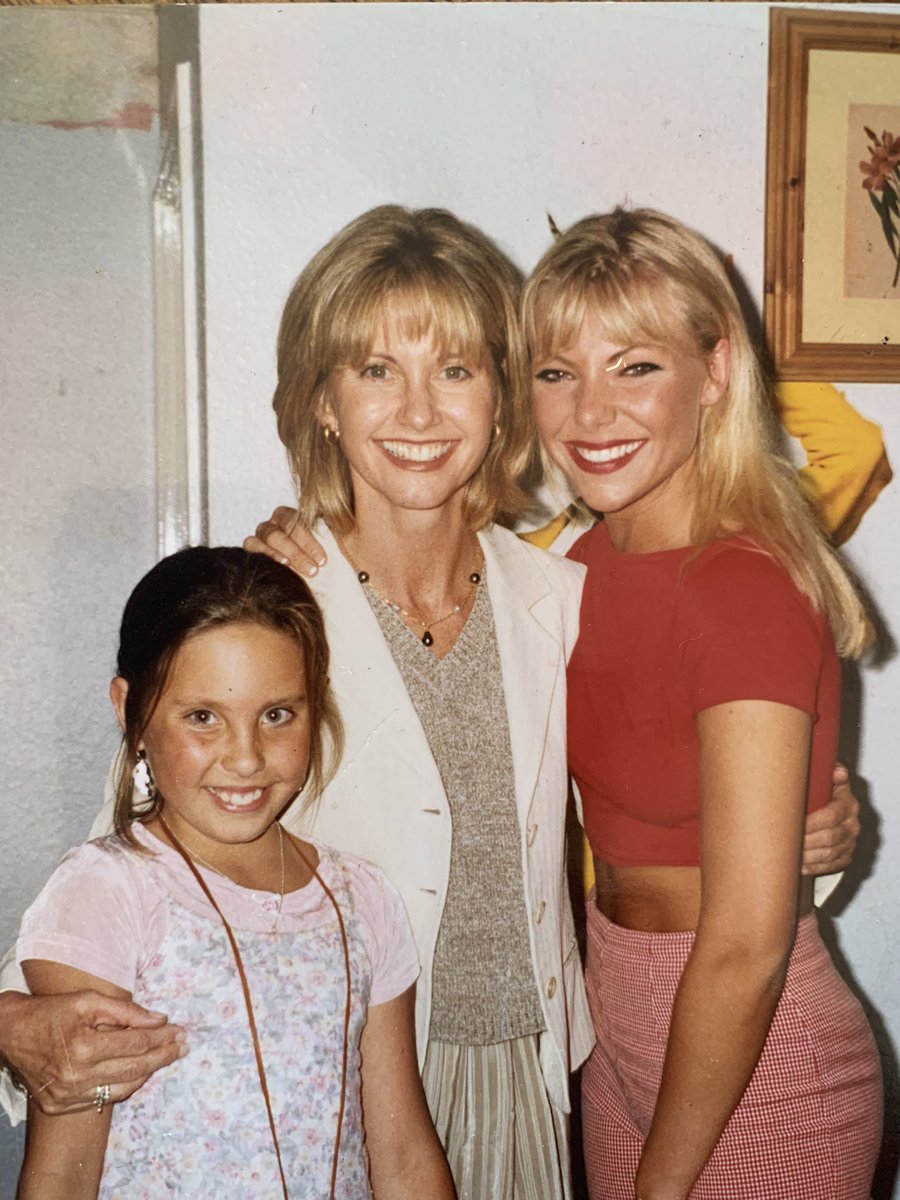 This was the most magical of evenings. Olivia and Chloe had come to see Grease in London and we had dinner together afterwards. I was so excited and in awe, she was my childhood. I now start my own battle with this disease and am left feeling deeply moved. #OliviaNewtonJohn
