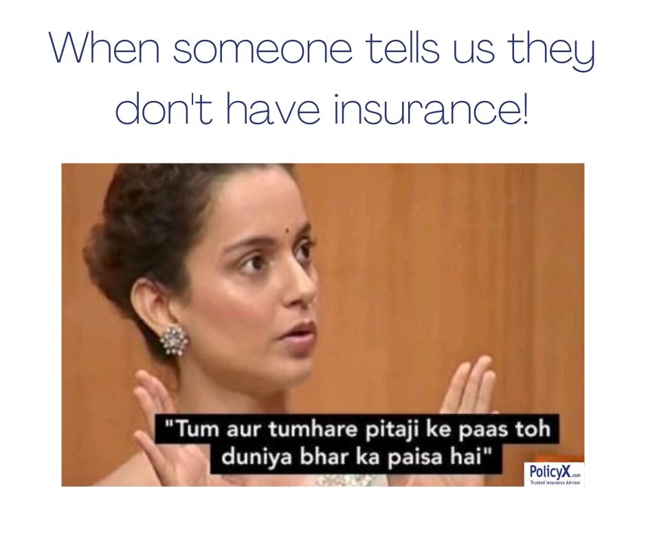 Aur agar nahi hai to policyx.com par jaao!

#policyx #paisabachao #insurance #insurancecompany #insurancememes #insuranceadvisor #insurancecompanies
