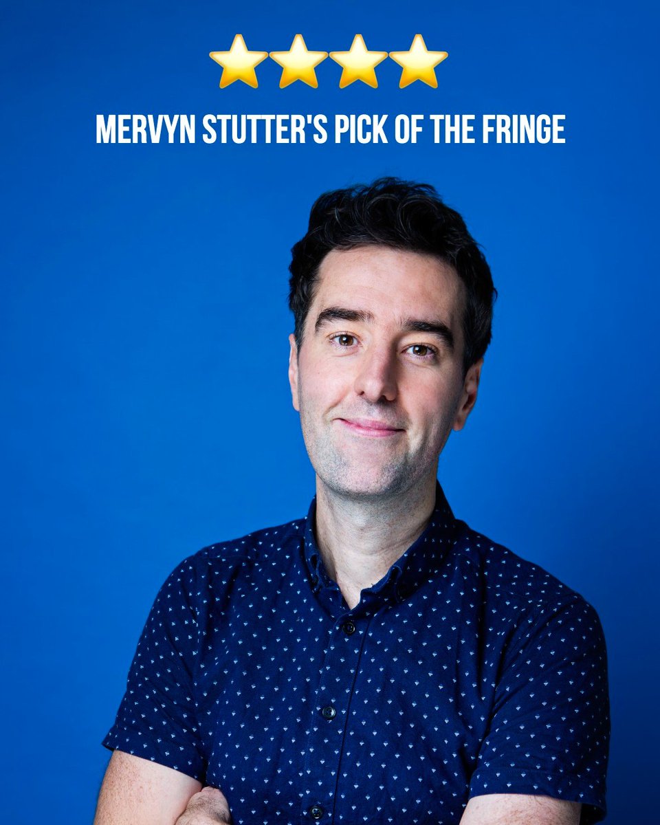 My first ever review is in and I'm over the moon to say that <a href="/mervspotfringe/">Mervyn Stutter's Pick of the Fringe</a> has rated my show 4 stars! ⭐⭐⭐⭐

I'm so, so happy, especially looking at some of the names I'm alongside! Having such a blast this Fringe and this has just topped it!

mervspotfringe.com/reviewed-shows