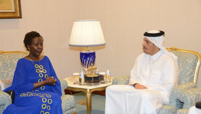 La SG de la #Francophonie a été reçue en audience par S.E. <a href="/MBA_AlThani_/">محمد بن عبدالرحمن</a> Ministre des Affaires étrangères du #Qatar.  
Ils ont échangé sur les pistes de partenariat entre l'OIF et le Qatar dans le domaine de la médiation et de la résolution des conflits, notamment en #Afrique.