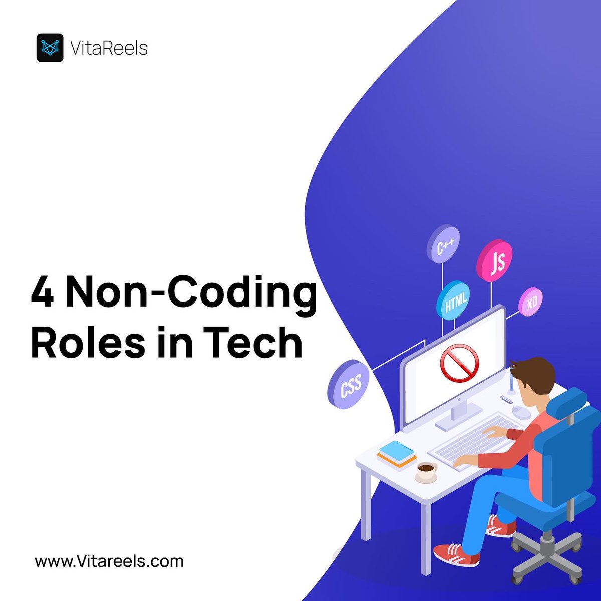 vitareels's tweet image. The tech industry is very vast and these are some non-coding roles you can work with it.
We will be talking about the coding roles next week. Stay tuned. 
#vitareels #techjobs #noncodingjobs #recruiters #waitlist