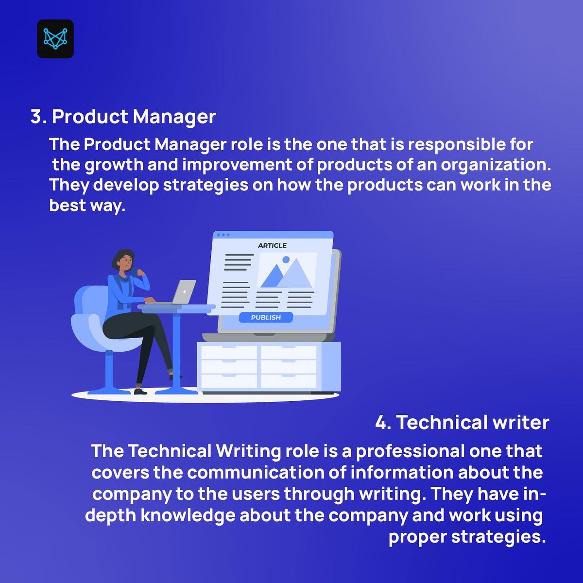 vitareels's tweet image. The tech industry is very vast and these are some non-coding roles you can work with it.
We will be talking about the coding roles next week. Stay tuned. 
#vitareels #techjobs #noncodingjobs #recruiters #waitlist