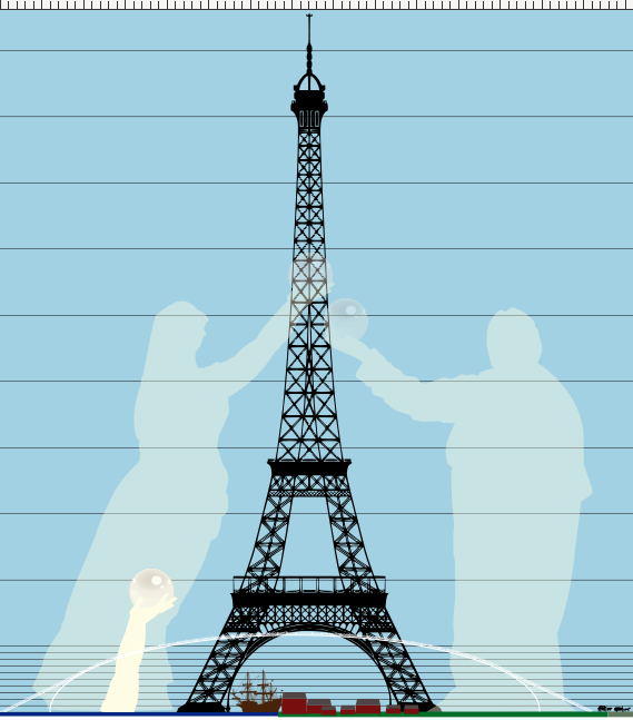 Good morning #TwitterOfTime! Here's a size comparison of the full Choedan Kal statues with the Eiffel Tower. Each orb is sixty feet in diameter, although may be as much as eighty feet. Below lies Bayle Domon's Spray and the Whitebridge (also to scale). Like and retweet! 👍💙