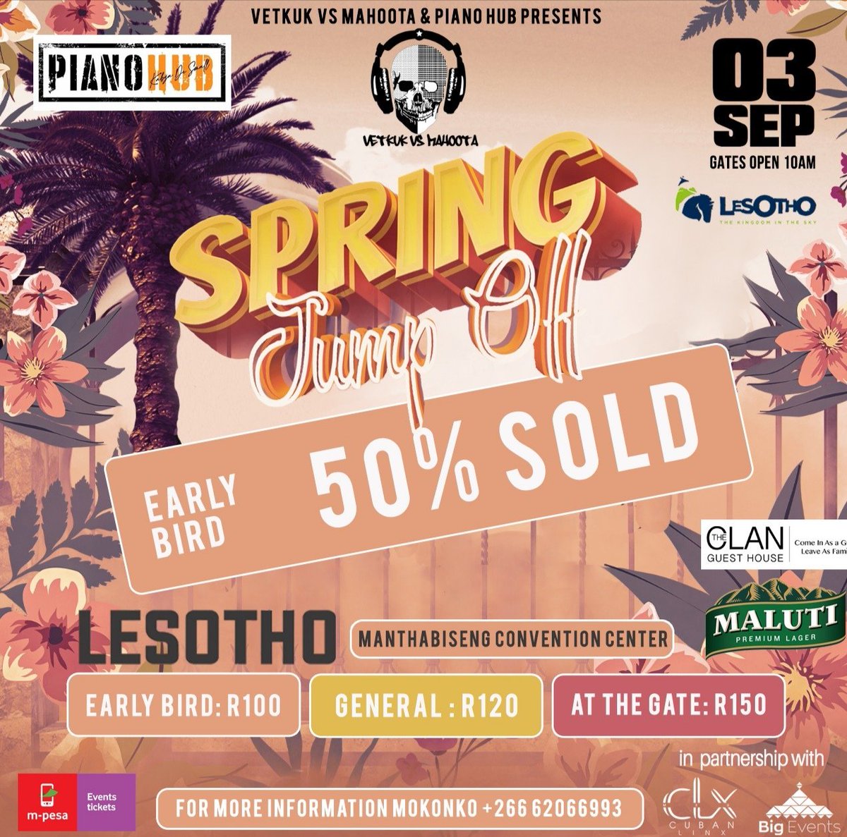 Tlhox100's tweet image. Li 3 roo qetelang bocha bo matsohong🥳🥳🥳
#SpringJumpOff