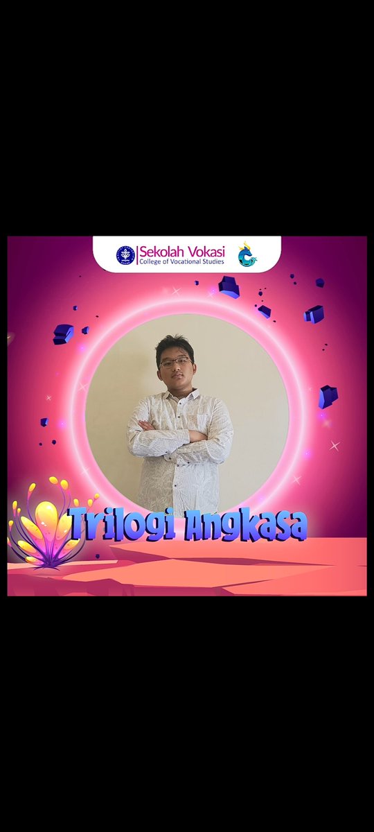 Kenjifaiz24's tweet photo. Pertama kali ngedit twibbon video awal awal pusing banget tapi kalau udah bisa gampang juga ternyata wkwkkw🤣🤣

#TheGlimpseStoryofGatamalaAgrinawa
#MPKMB59SVIPB https://t.co/p2mGf7ZL6i