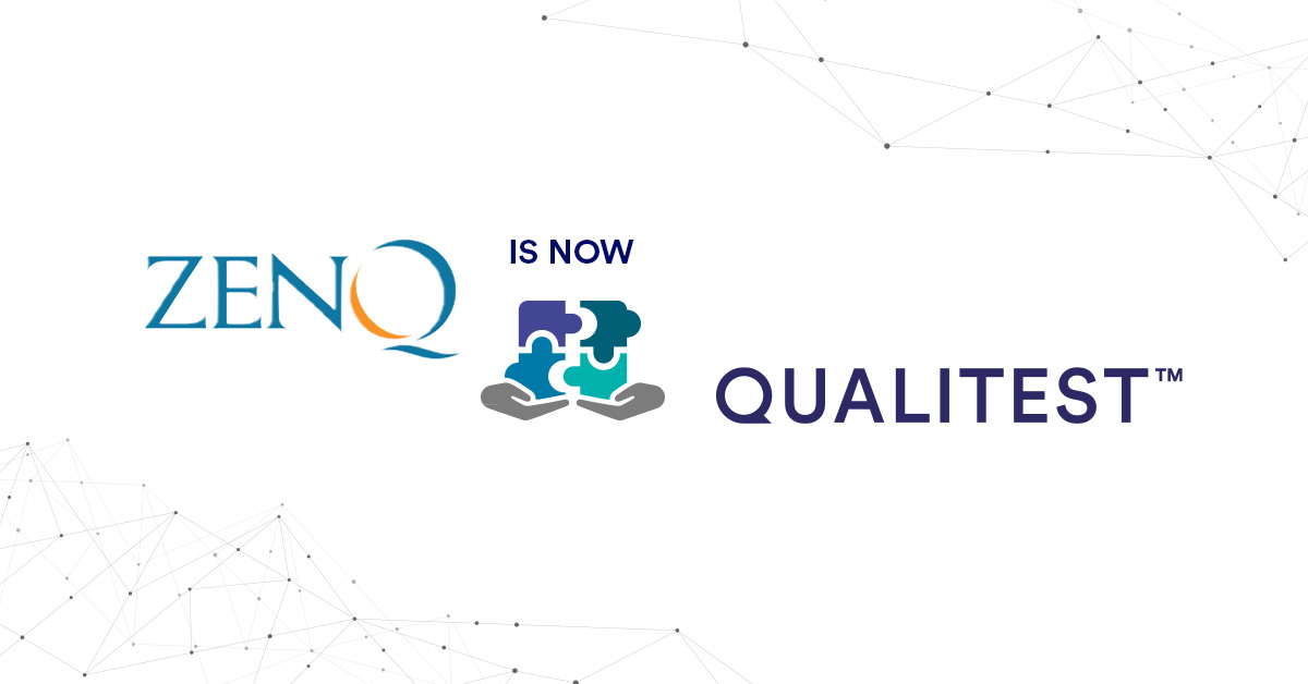 We are excited to share that <a href="/ZenQInc/">ZenQ</a> is now a part of <a href="/Qualitest/">Qualitest</a> and our combined businesses aim at becoming the preferred #digitaltransformation partner across the globe. 
Learn more bit.ly/3P5wVzD 
#SoftwareTesting #QualityAssurance #QualityEngineering