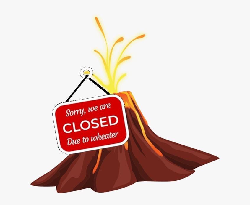 ⚠ ATTENTION ⚠ The eruption site in Reykjanes, will remain closed today 9th of august, due to really bad weather and conditions at the site. #weather #icelandicsummer #closed #safetraveliceland