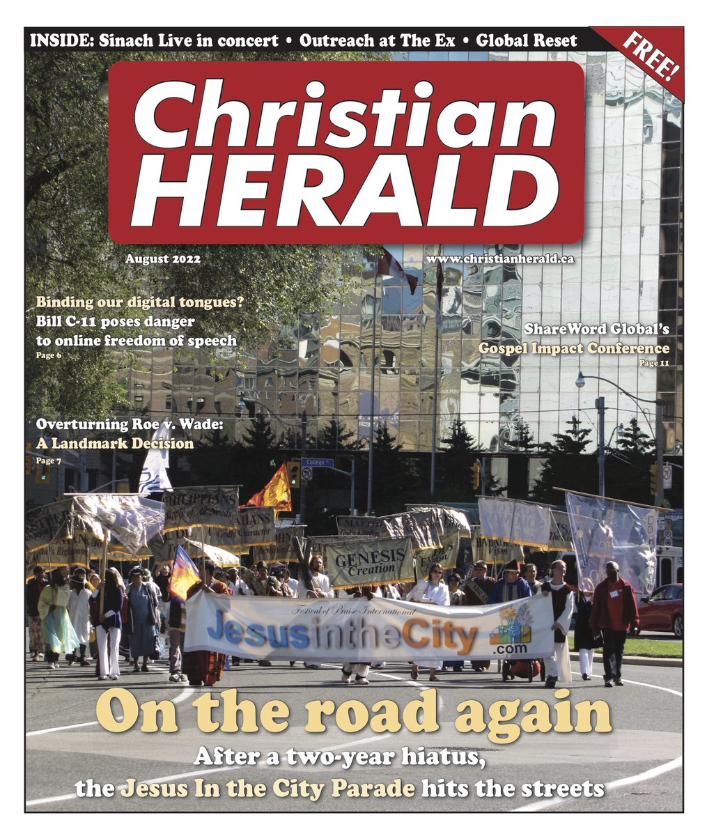 ChristianHerald's tweet photo. Due to a supply chain issue, our August edition will only be available ONLINE. Please share this post to let the rest of your congregation know! Read the full August 2022 issue of Christian Herald now at https://t.co/GnJm7eMpMb. https://t.co/SiehBpG5FK