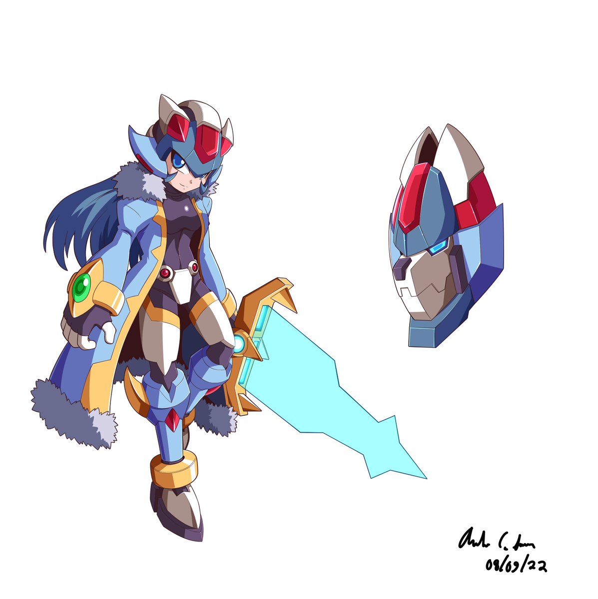 Azula Fenrir and Azula.Exe Commissioned Megaman Model and NetNavi