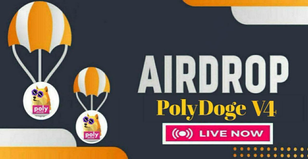 🩸 New Airdrop: PolyDoge V4
💰 Reward: 750$ of PolyDoge
📊 Market: MEXC &amp; 25+ More
👥 Per Refer: 500,000 Polydoge
📣 Rating: ⭐️⭐️⭐️⭐️⭐️
⌛️ Distribution: Instant 

🤖 Airdrop Link: t.me/PolyDoge_Airdr…

🔹 Complete Mandatory Task

🔥 #AIRDROP_FAM @AIRDROP_FAM