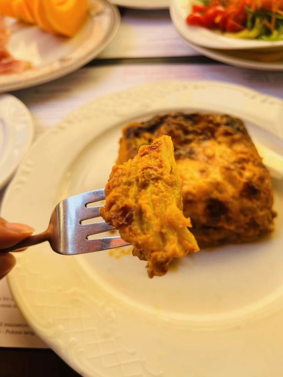Eat Lasagna Bolognese in Bologna, it's absolutely authentic and delicious