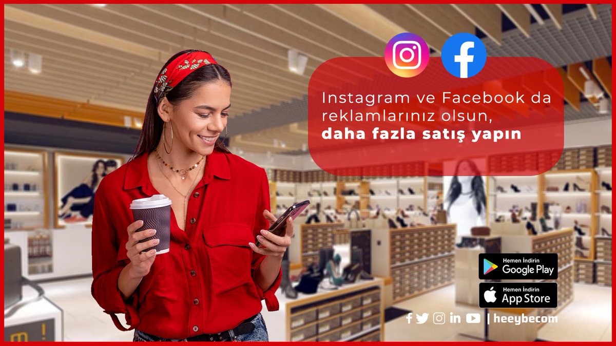 heeybe ile daha fazla satış yapın!
#heeybe #heybe #hey #heeybecom #heeybeişortağım #heyybeişbirliği #işbirliği #isbirligi #fırsat #online #eticaret  #eticaretglobal #pazarlama #dijitalpazarlama #ecommerce #digitalmarketing #digitalmarketingtrends #onlineshoping #b2b