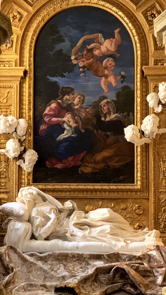 AndreaComisi's tweet photo. #CondividolaBellezza della Cappella Altieri (o Albertoni Faluzzi), nella Chiesa di S.Francesco a Ripa, a #Trastevere, #Roma. Drappeggi che dialogano: Gian Lorenzo #Bernini e Il Baciccio, scultura e pittura.

#VisitItaly
#VisitRome https://t.co/dnij3Sv0B2