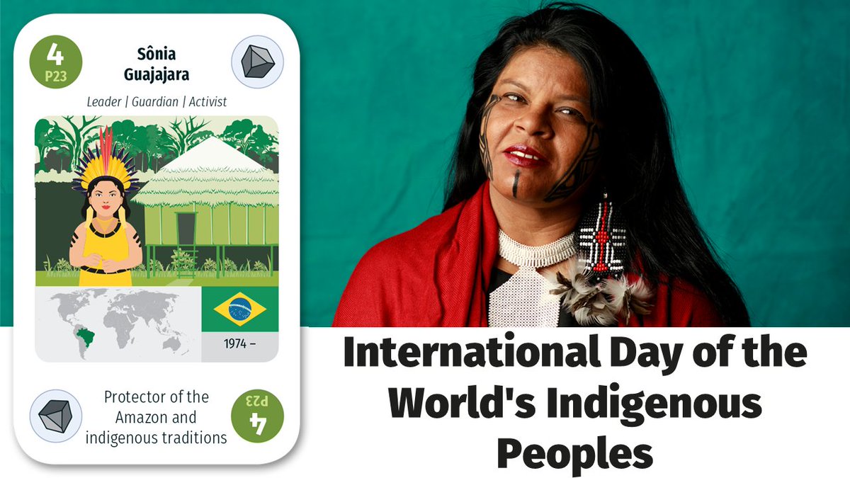 #IndiginousPeoplesDay promotes awareness of #IndigenousRights

Learn more about one of our #InspiringPeople, Sônia Guajajara, on our blog 👉linkedin.com/pulse/internat…

#WeAreIndigenous #IndigenousPeoples #IndigenousDay #ClimateChange #Knowledge4climate #SI #SustainabilityInstitute