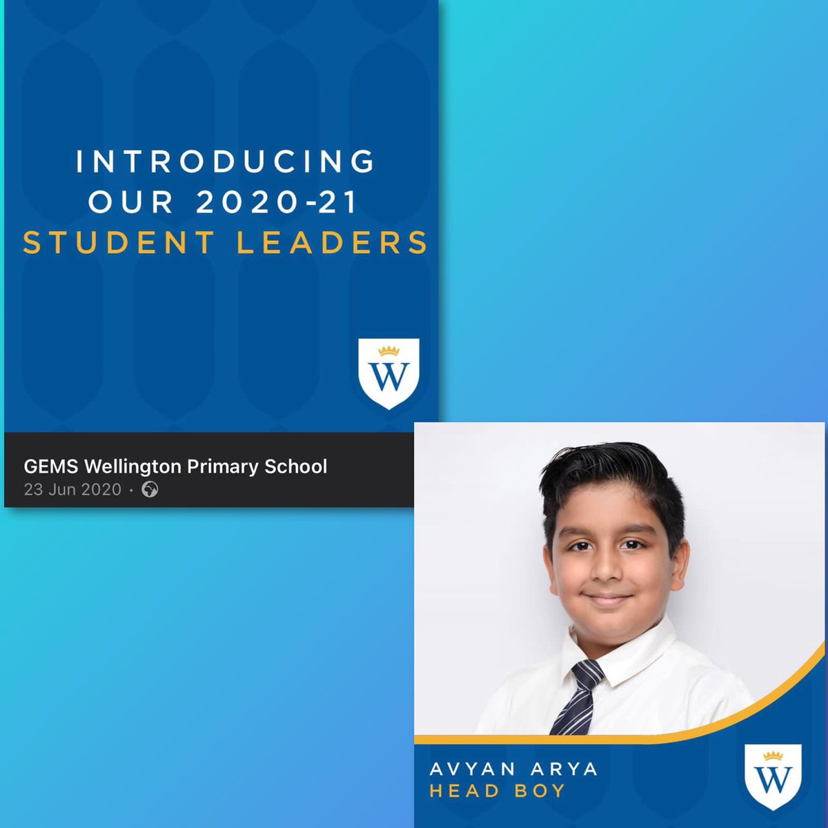 AryaAvyan's tweet photo. One of the happiest day of my life!! After consciously working for it for years, my dream became a reality!! #Headboy #Hardwork #resilience #preseverance https://t.co/V6cptnBv2k