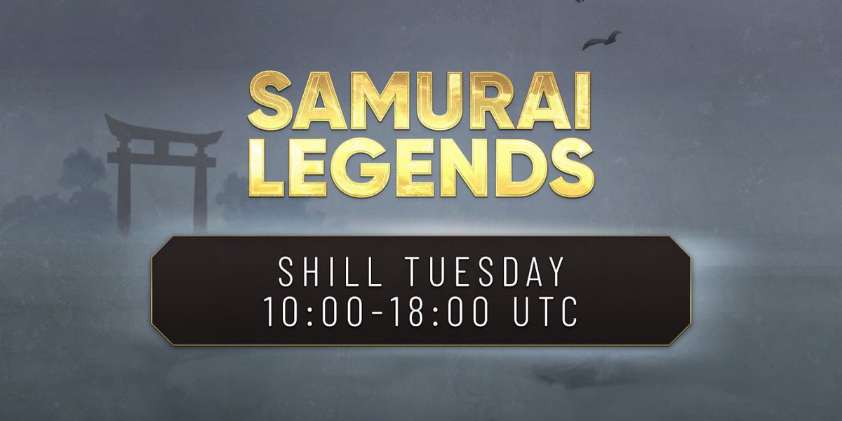 ⛩ SHILL TUESDAY ⛩

1️⃣ Post your most stylish Onna-musha Archer on the subreddit: reddit.com/r/samurailegen…
2️⃣ Get the most upvotes and win the beauty contest

Get a picture of your NFT here: samurairising.app/battlecards/co…

🏆 2 Samurai crates

#NFTs #NFTCommunity #NFTGiveaway