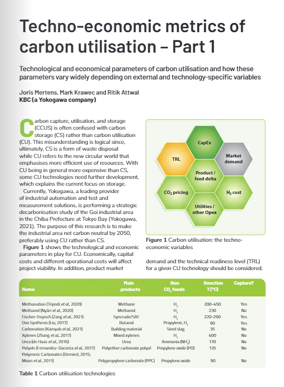 kbc_at's tweet photo. What do you need to take into consideration for carbon utilization? Our article in Decarbonisation Technology takes a look at the technological and economical variables. Read our Part 1 article https://t.co/QMIN2o0qrS
#OilGas #ccus #carboncapture #carbonutilisation https://t.co/8Bqv1x1mau