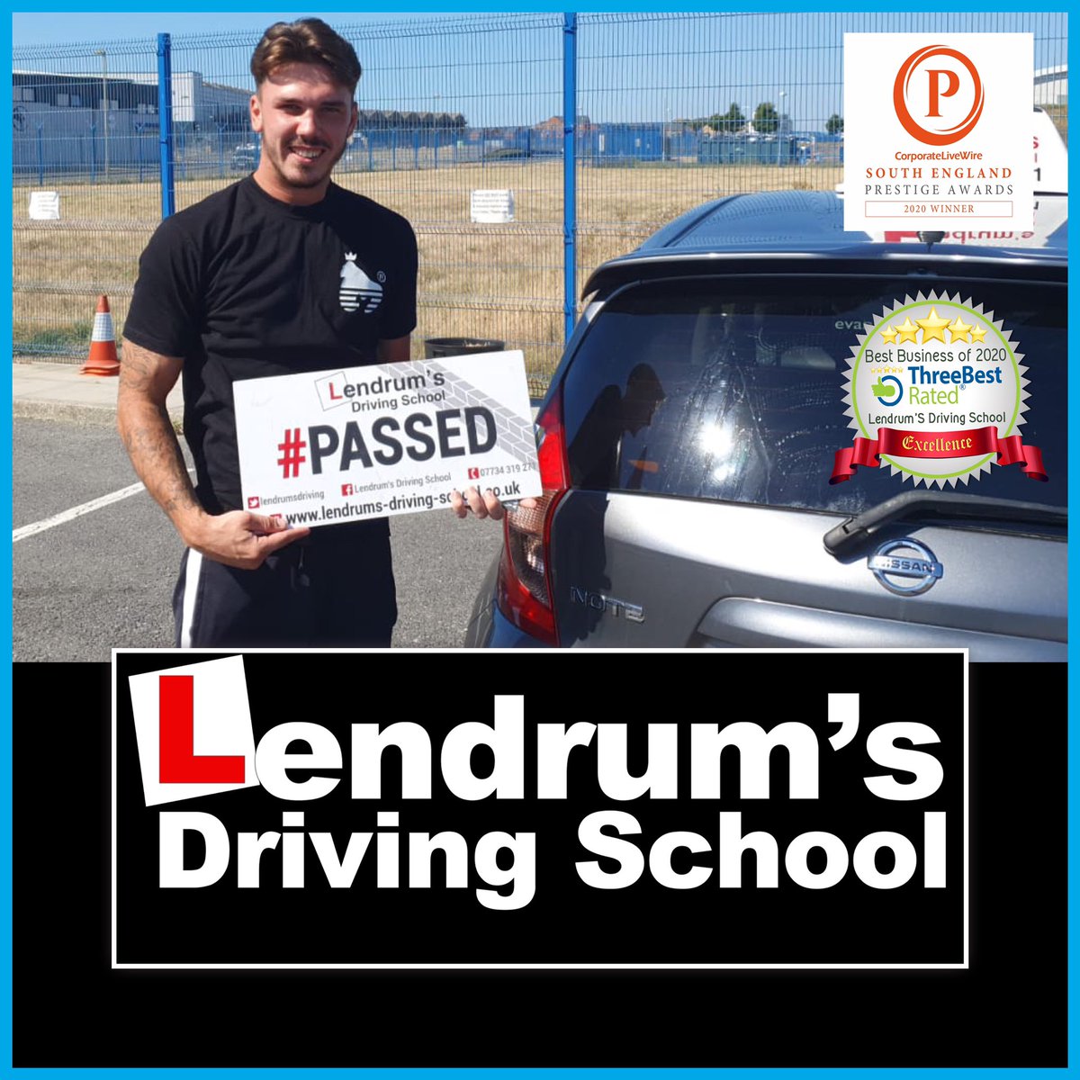 Congratulations to George who #passed his #drivingtest 1st time at #Lee-on-the-Solent with #drivinginstructor Gary English