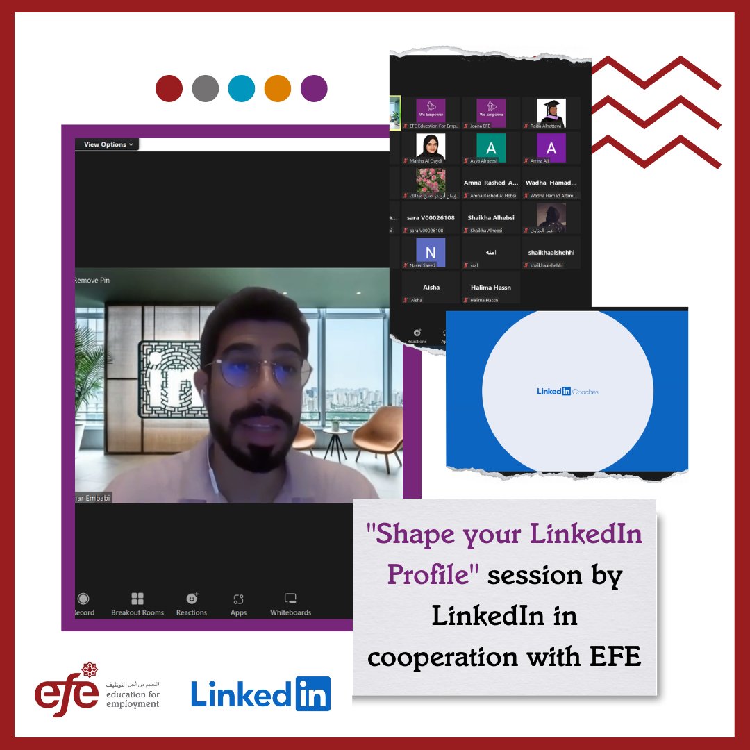 Over 20 Emirati youth joined the “Shape Your LinkedIn Profile” session held by <a href="/LinkedIn/">LinkedIn</a> in cooperation with EFE. Students learned how to create LinkedIn profiles, as well as how to update one’s profile, apply for jobs, &amp;how to connect with others on #linkedin &amp; #linkedinforgood