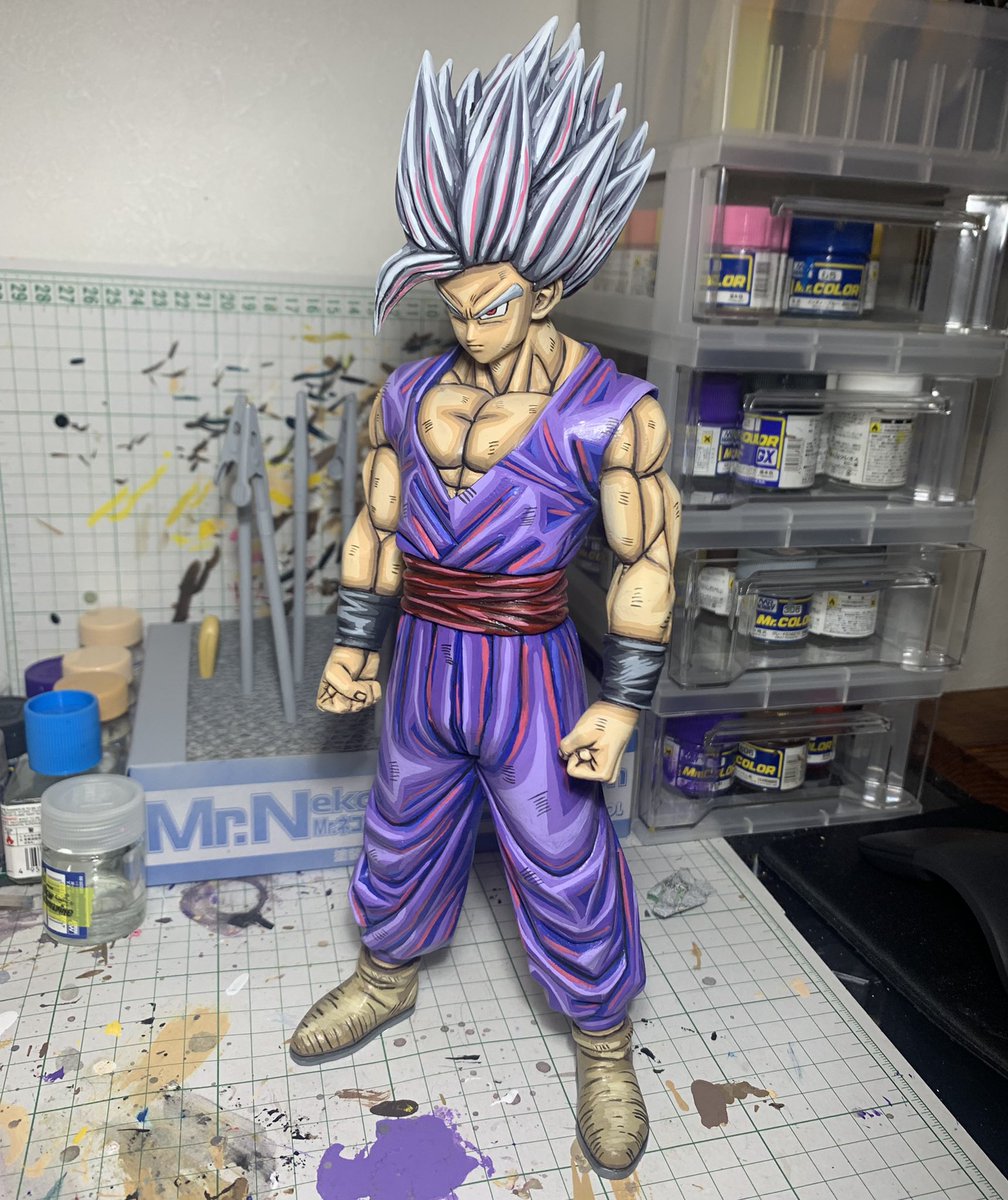 アルティメット悟飯→孫悟飯ビーストへの改造&リペイント完成しました