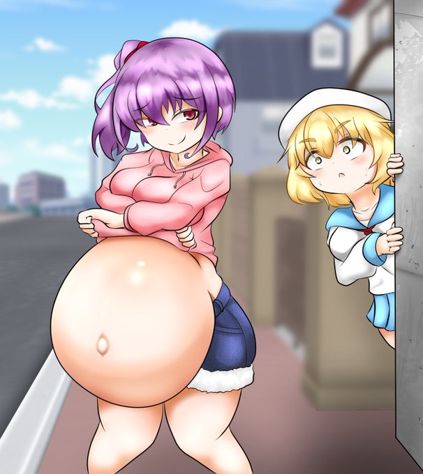 お礼のお礼の(以下略)で描かせていただきました～
成長性Aの5号ちゃんにビックリの1号ちゃんデス('Д') 