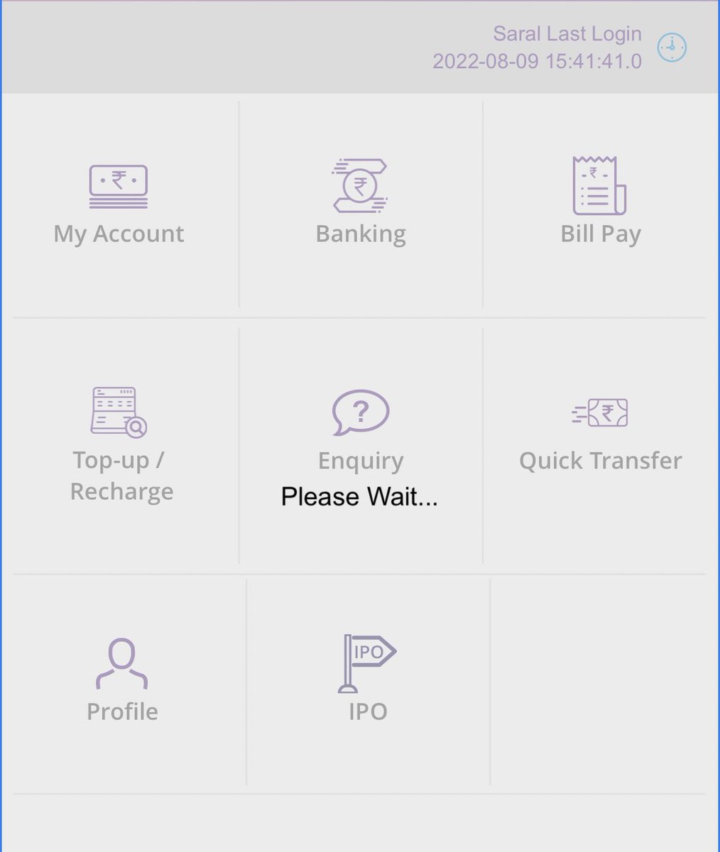 iamsahildev's tweet photo. @TheOfficialSBI Hello, either please
fix your Yono Business App for
current account or please make a new
one. It's always a problem. Not able
to process further, it always says
"Please wait" &amp; then you wait for
years and nothing happens. https://t.co/CpzEfNwYRg