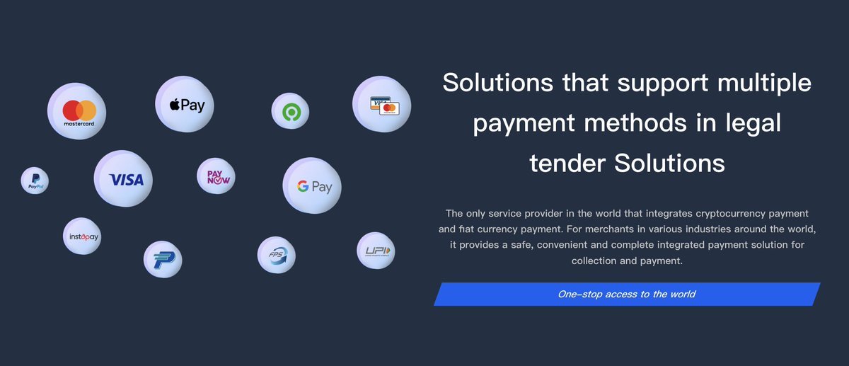 DefiPay_Carr's tweet photo. Solutions that support multiple payment methods in legal tender Solutions #USDT #Bitcoin #ETH #Crypto #Web3 #NFTs https://t.co/SeX8Y3nMr0