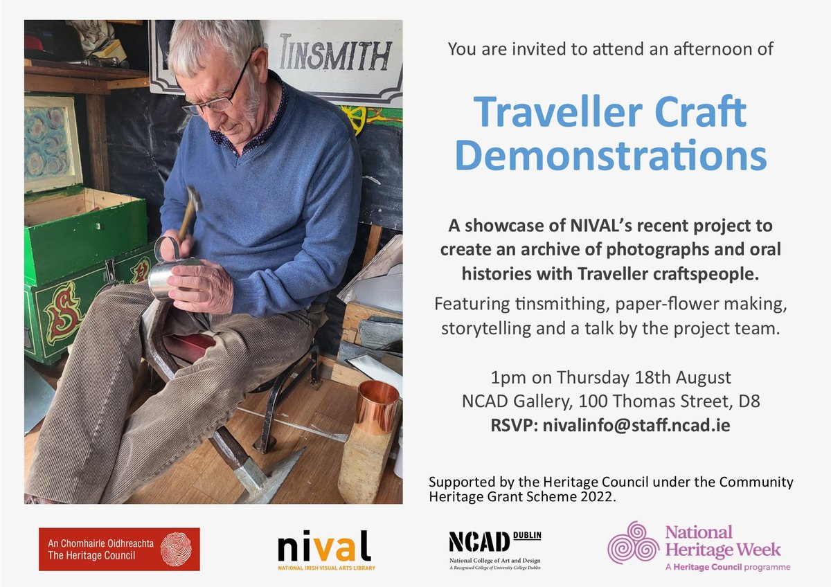 PaveePoint's tweet photo. Looking forward to this event and happy to have been working with @NIVAL_NCAD on this archive.  #LoveYourHeritage #HeritageWeek2022 https://t.co/Hm7eFdw0p1